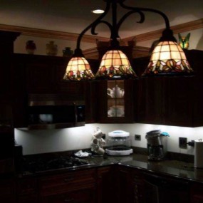 Kitchen Lights - Kitchen light installation.